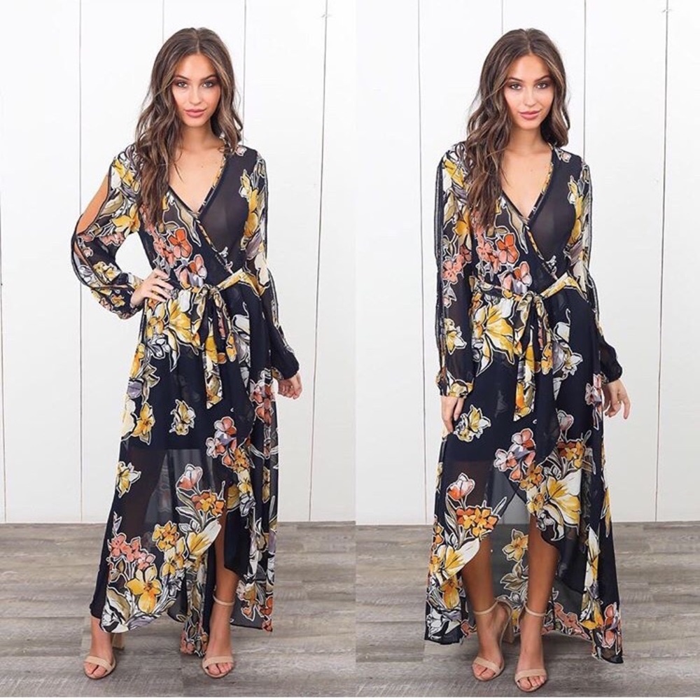 Vici Dolls Hi low maxi dress